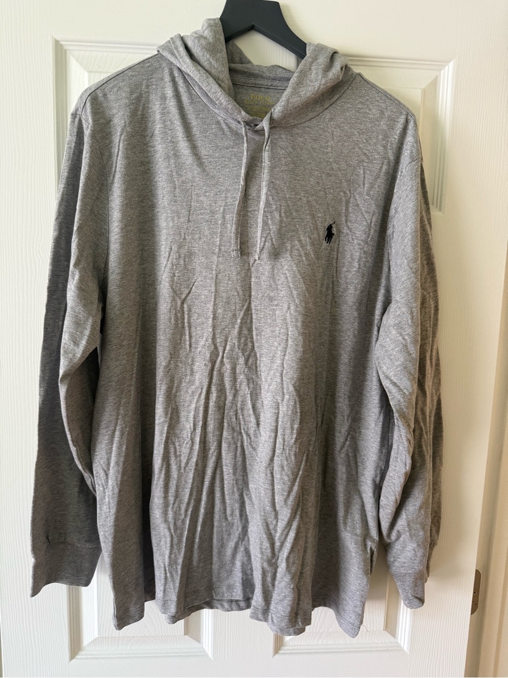 Polo by Ralph Lauren Gray Hooded Long-Sleeve Tee